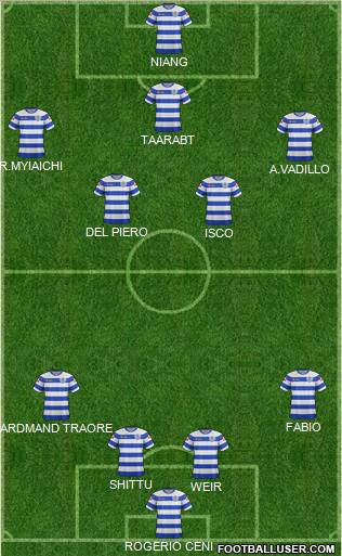 Queens Park Rangers Formation 2012