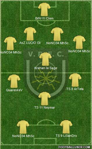 Volta Redonda FC Formation 2012