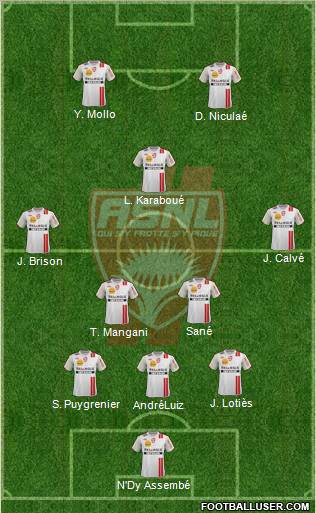 A.S. Nancy Lorraine Formation 2012