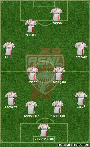 A.S. Nancy Lorraine Formation 2012