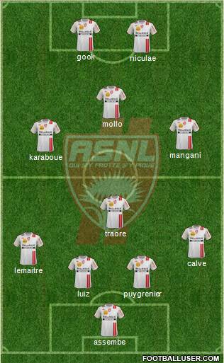 A.S. Nancy Lorraine Formation 2012