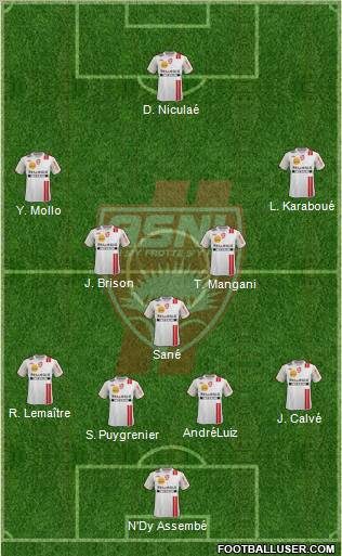 A.S. Nancy Lorraine Formation 2012