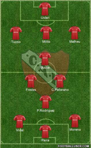 Independiente Formation 2012