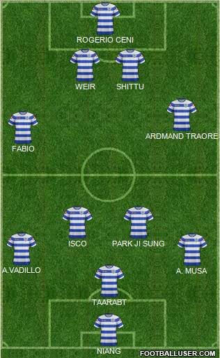 Queens Park Rangers Formation 2012