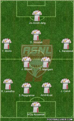 A.S. Nancy Lorraine Formation 2012