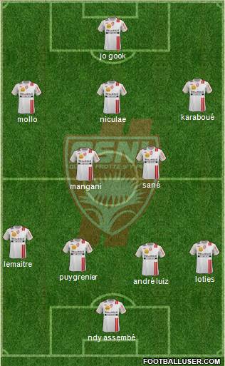 A.S. Nancy Lorraine Formation 2012