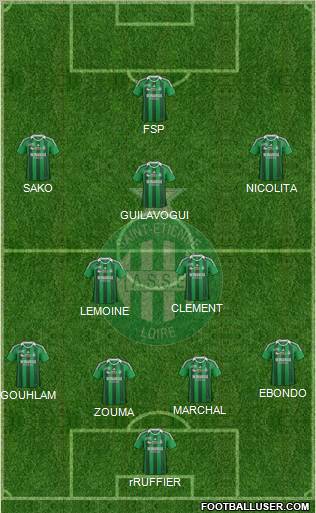 A.S. Saint-Etienne Formation 2012