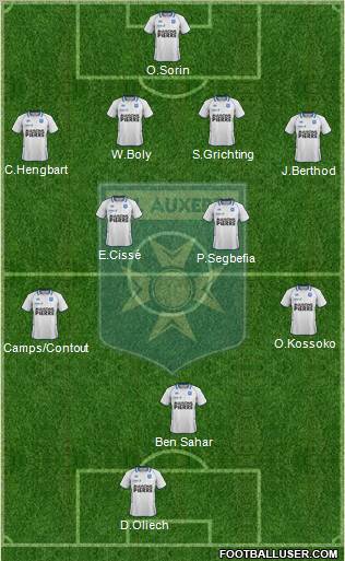 A.J. Auxerre Formation 2012