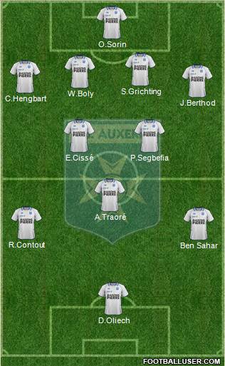 A.J. Auxerre Formation 2012