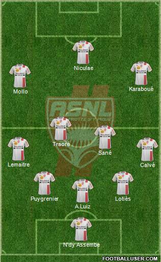 A.S. Nancy Lorraine Formation 2012