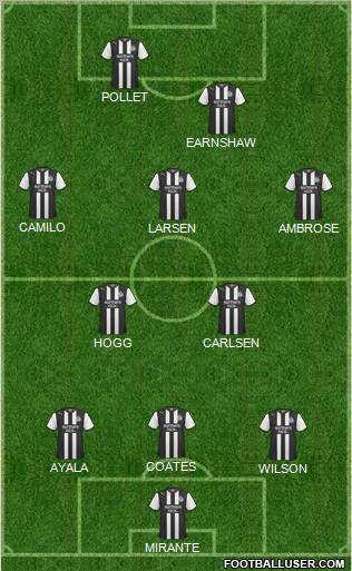 Newcastle United Formation 2012