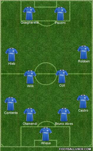 Wigan Athletic Formation 2012