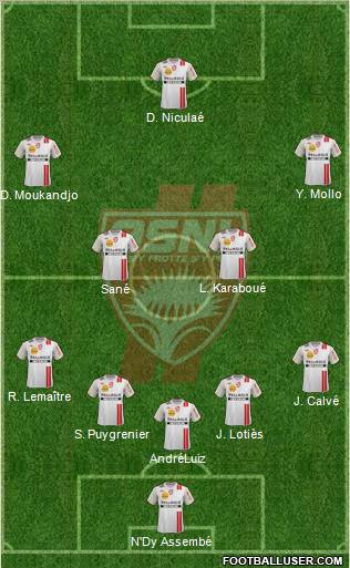 A.S. Nancy Lorraine Formation 2012