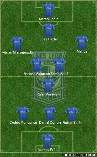 Lech Poznan Formation 2012