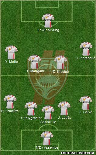 A.S. Nancy Lorraine Formation 2012