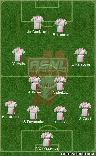 A.S. Nancy Lorraine Formation 2012