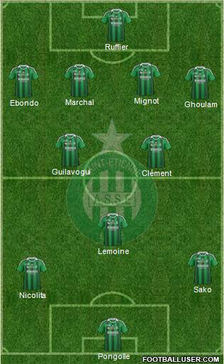 A.S. Saint-Etienne Formation 2012