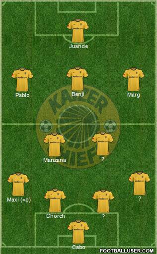 Kaizer Chiefs Formation 2012