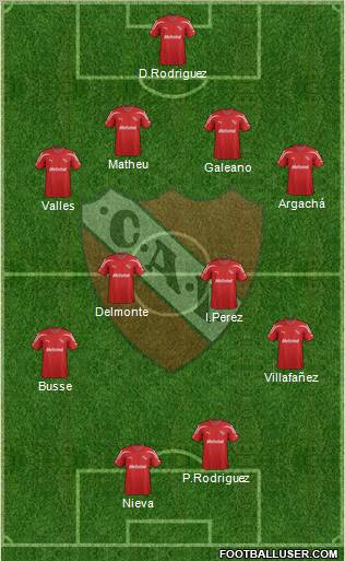 Independiente Formation 2012