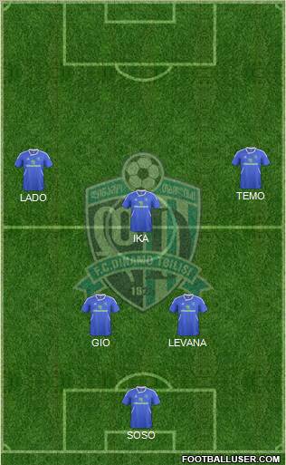 Dinamo Tbilisi Formation 2012