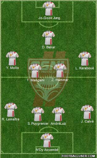 A.S. Nancy Lorraine Formation 2012