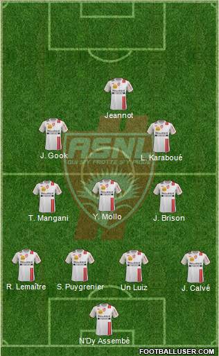 A.S. Nancy Lorraine Formation 2012