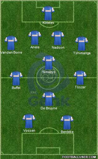 K Racing Club Genk Formation 2012