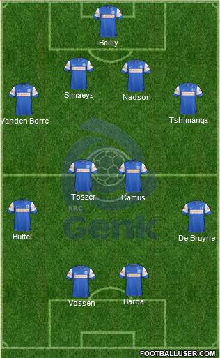 K Racing Club Genk Formation 2012