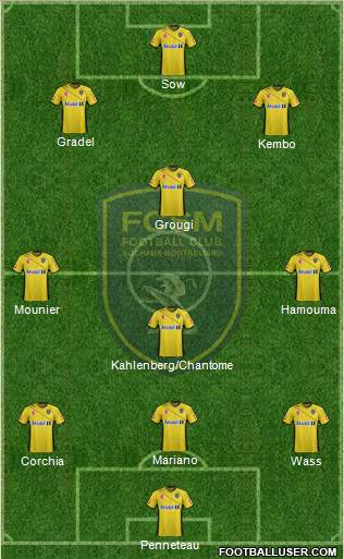 FC Sochaux-Montbéliard Formation 2012