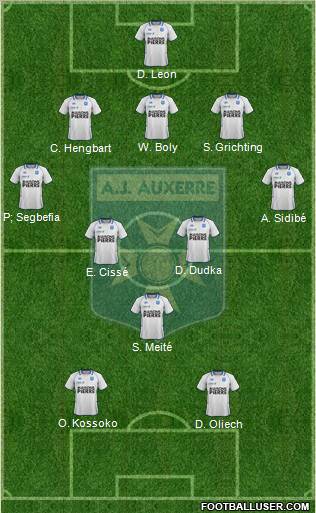 A.J. Auxerre Formation 2012