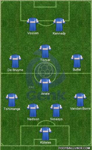 K Racing Club Genk Formation 2012