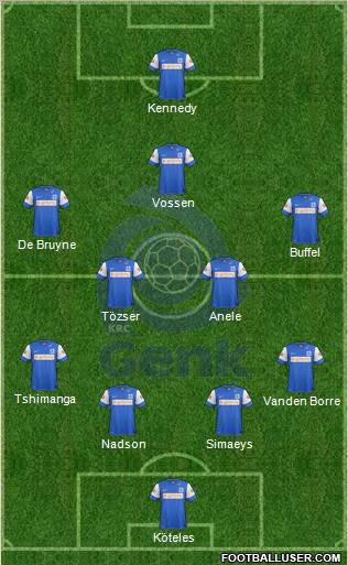 K Racing Club Genk Formation 2012