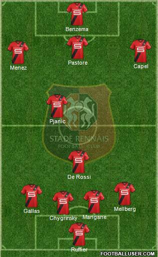 Stade Rennais Football Club Formation 2012