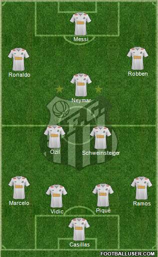 Santos FC Formation 2012