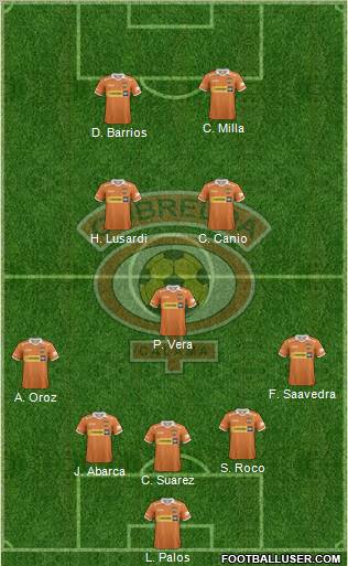 CD Cobreloa S.A.D.P. Formation 2012