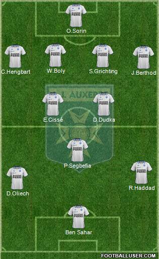 A.J. Auxerre Formation 2012