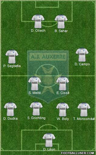 A.J. Auxerre Formation 2012