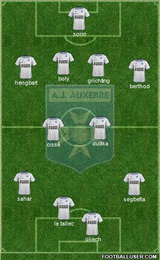 A.J. Auxerre Formation 2012