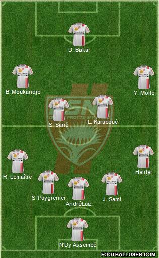 A.S. Nancy Lorraine Formation 2012