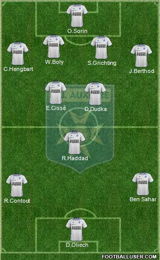 A.J. Auxerre Formation 2012