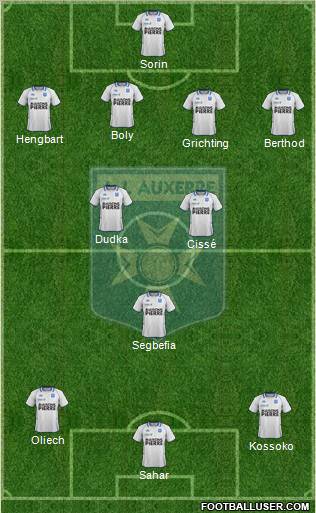 A.J. Auxerre Formation 2012