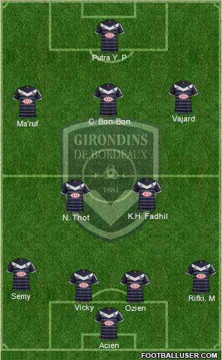 FC Girondins de Bordeaux Formation 2012