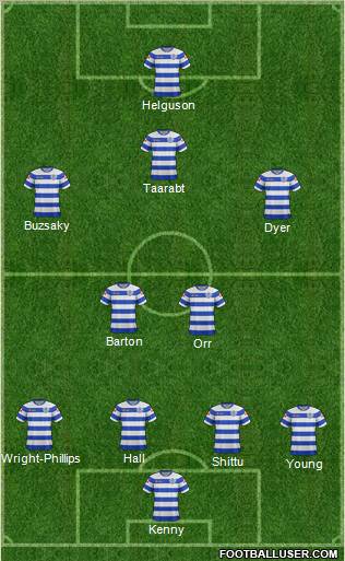 Queens Park Rangers Formation 2012