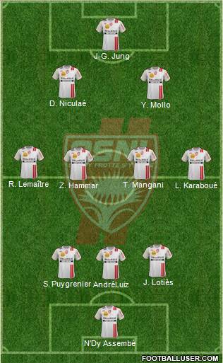 A.S. Nancy Lorraine Formation 2012