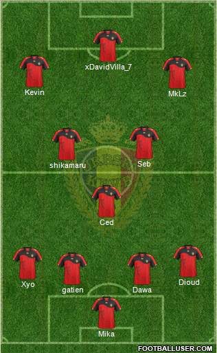 Belgium Formation 2012