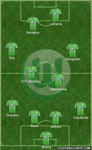 VfL Wolfsburg Formation 2012