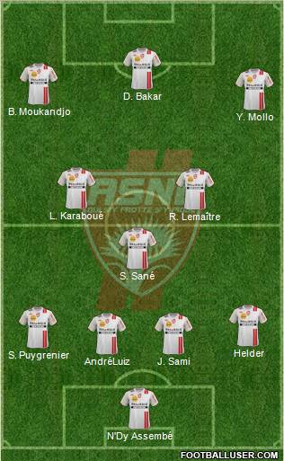 A.S. Nancy Lorraine Formation 2012