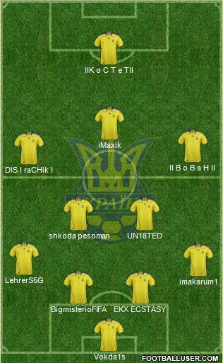 Ukraine Formation 2012