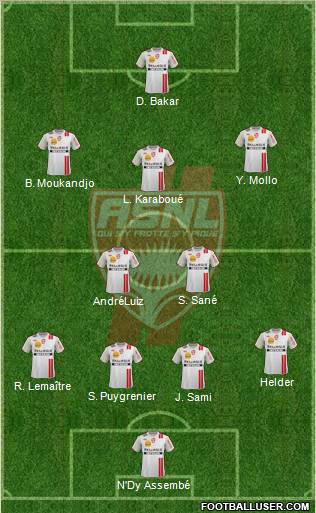 A.S. Nancy Lorraine Formation 2012