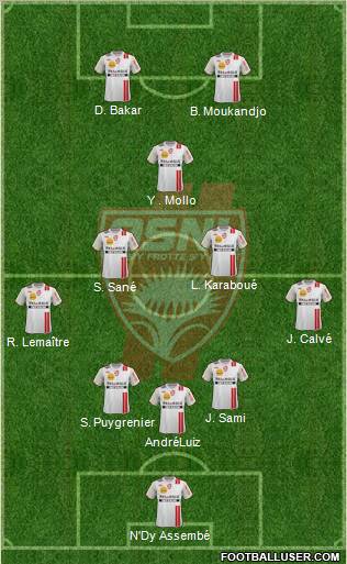 A.S. Nancy Lorraine Formation 2012